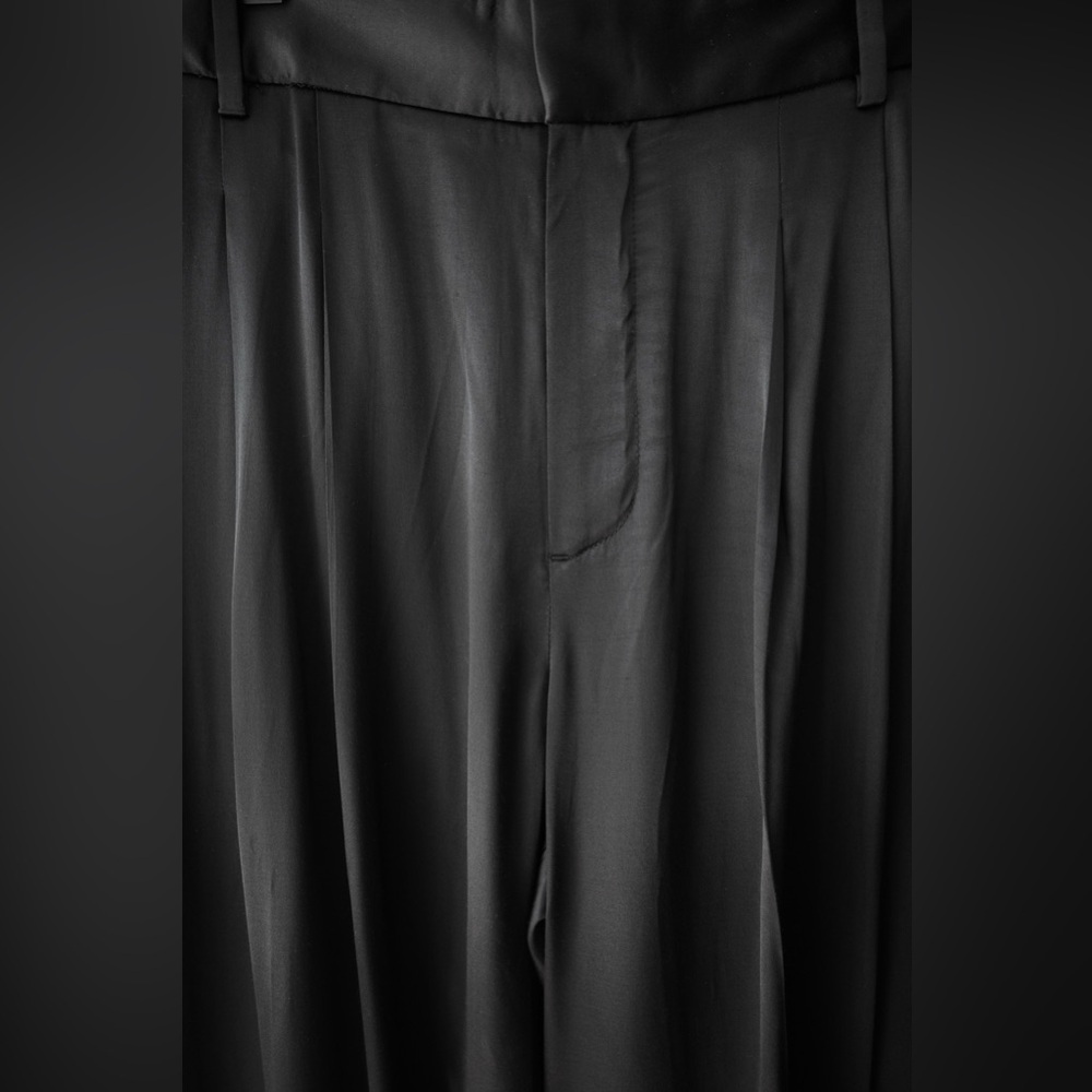 Madewell Harlow Superwide Satin Trouser Pant - Picture 7 of 12